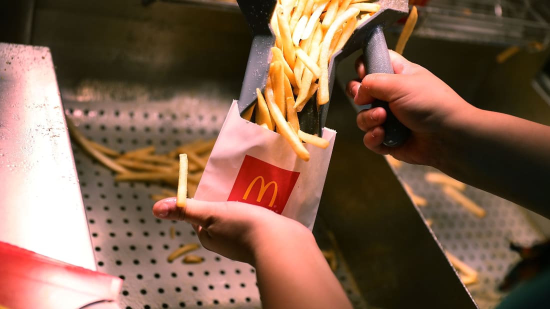 McDonald's fries are in short supply.