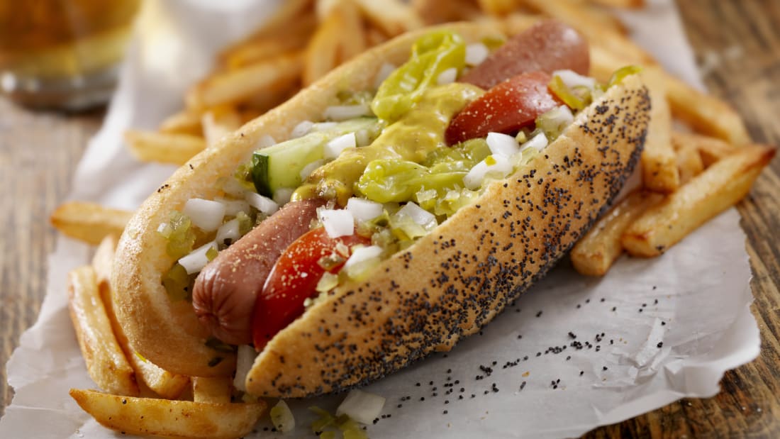 You're looking at a hot dog. But are you also looking at a sandwich?