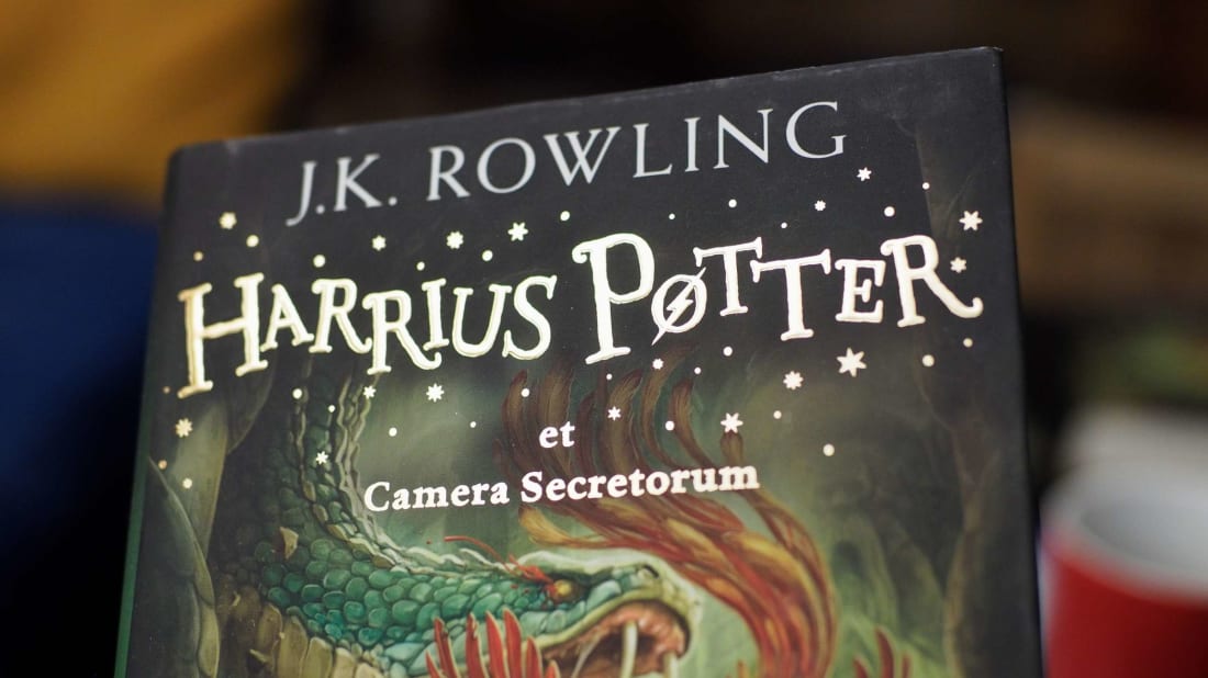 When it was translated into Latin, Harry Potter and the Chamber of Secrets became Harrius Potter et Camera Secretorum.