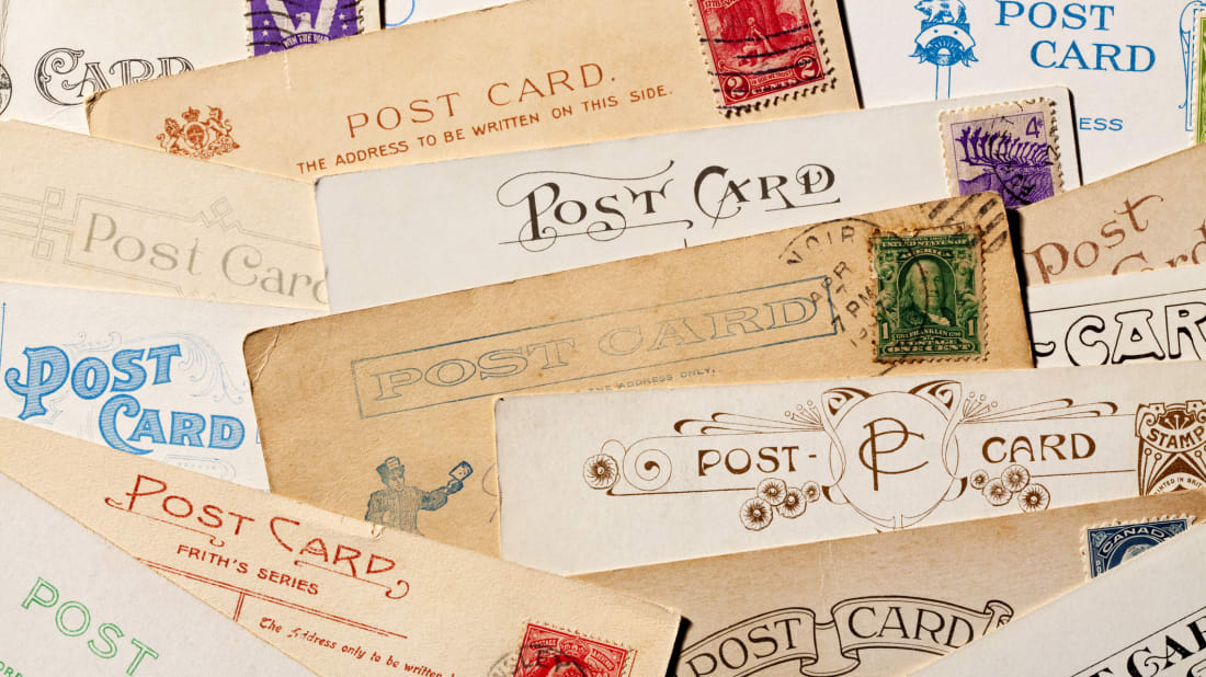 If you or someone you know collects postcards, there's a word for that. 