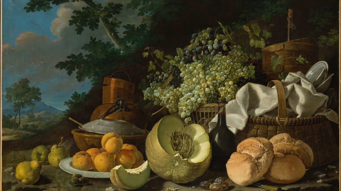 The Afternoon Meal (La Merienda) by Luis Meléndez, circa 1772