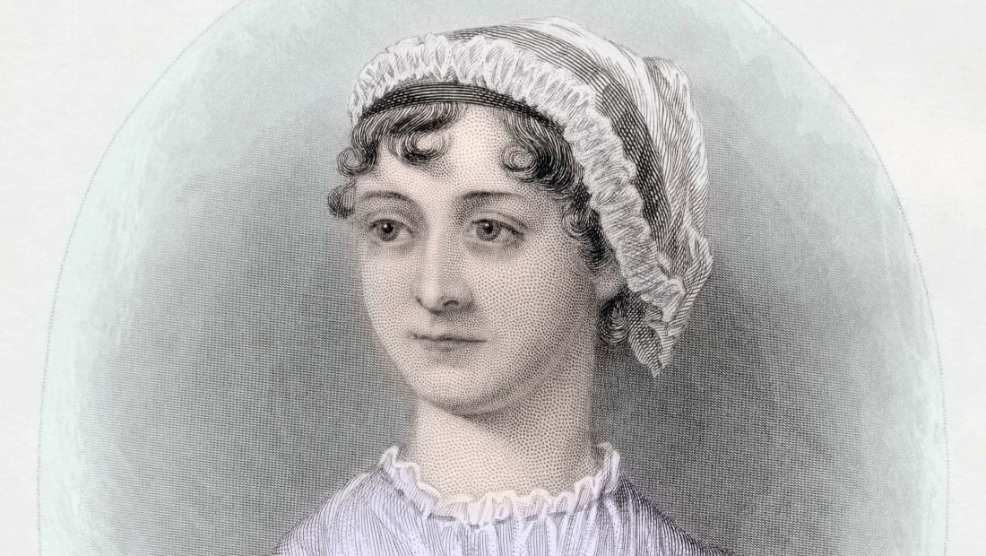 Jane Austen, thinking a<em></em>bout toasted cheese.