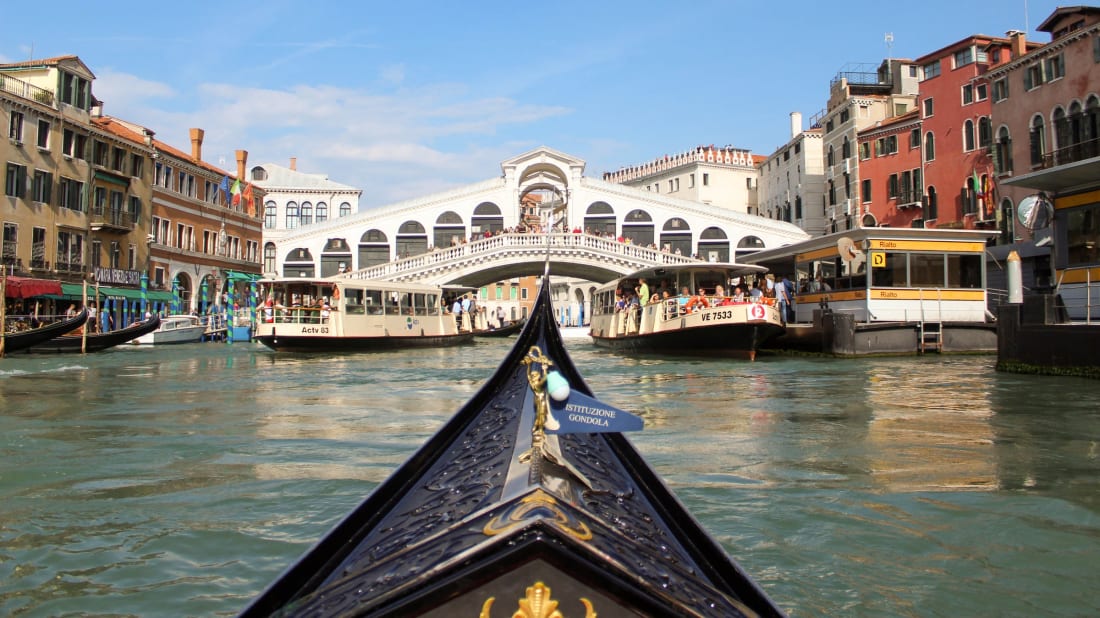 A go<em></em>ndola ride in Venice sounds as tranquil as it looks.