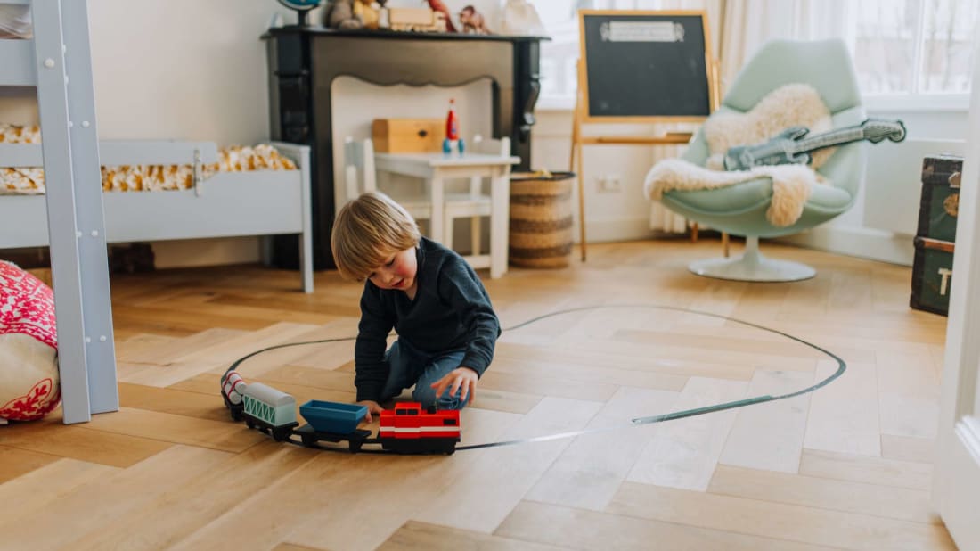 The LoCoMoGo Train teaches kids coding basics without the screens. 