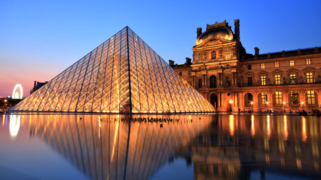 The Louvre Museum in Paris, France.