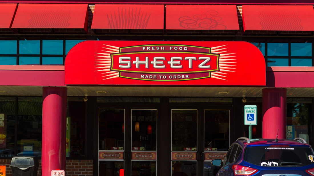 The entrance to a Sheetz co<em></em>nvenience store in Lebanon, Pennsylvania.