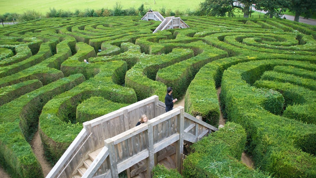 The Lo<em></em>ngleat hedge maze