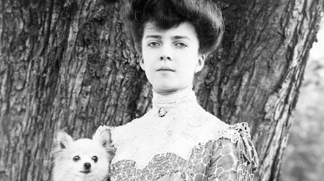 Alice Roosevelt—for whom Alice Blue is named—in 1902. 