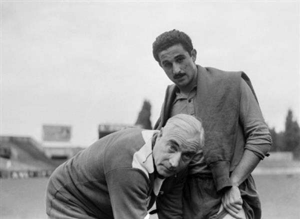 Undated photo of footballer Rachid Mekhloufi.