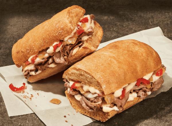 The Ciabatta Cheesesteak at Panera