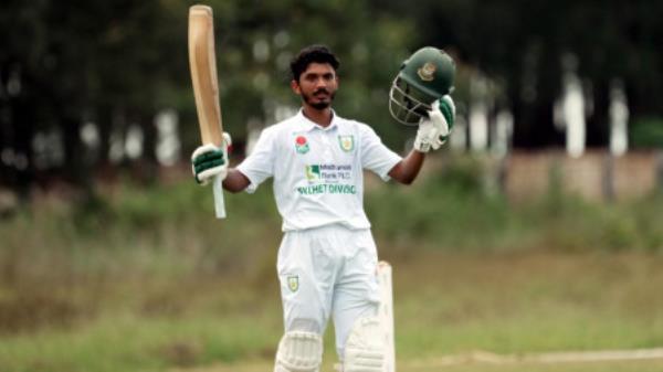 Amite Hasan claims NCL’s maiden double century of the season, steering Sylhet to 496