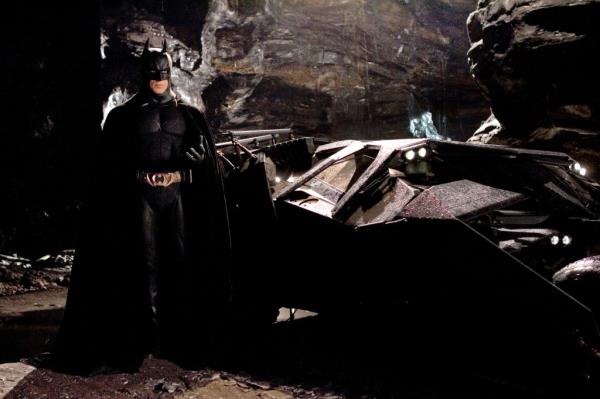 The "Tumbler" Batmobile was featured across the Nolan trilogy, including "Batman Begins."